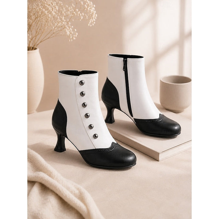 Prudence | Vintage Geknoopte Enkellaarsjes