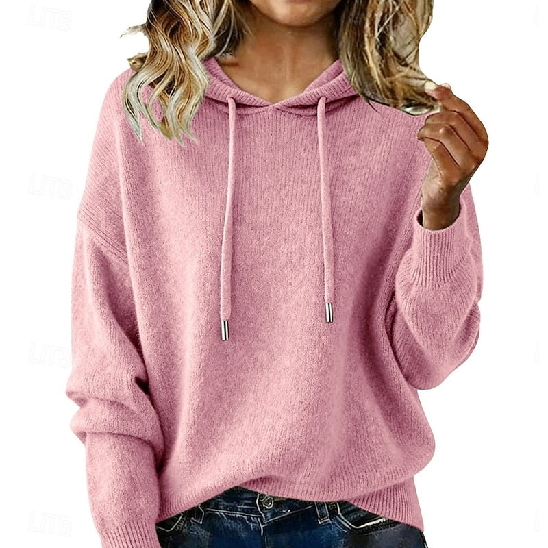 Delphine | Relaxed Hoody Gebreide Trui