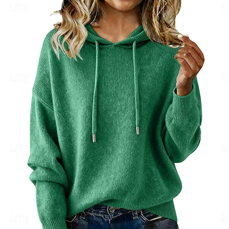 Delphine | Relaxed Hoody Gebreide Trui