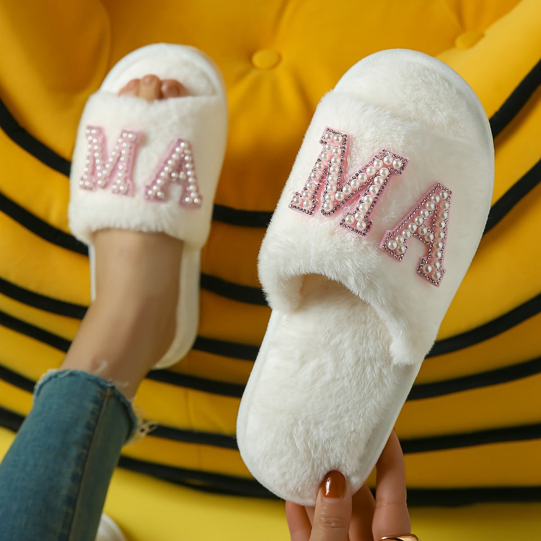 Zoë | Gezellige & ademende slippers met open teen en antislip zool