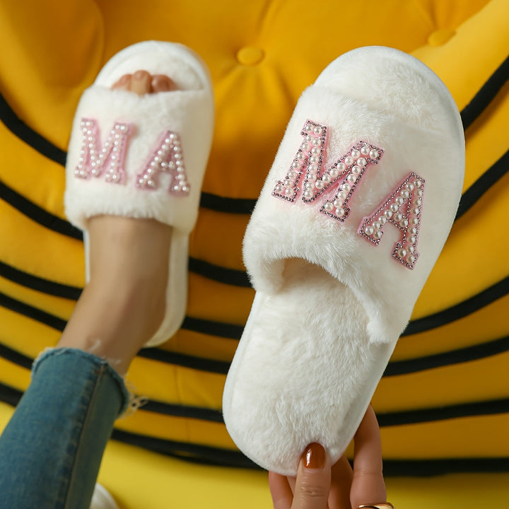 Zoë | Gezellige & ademende slippers met open teen en antislip zool