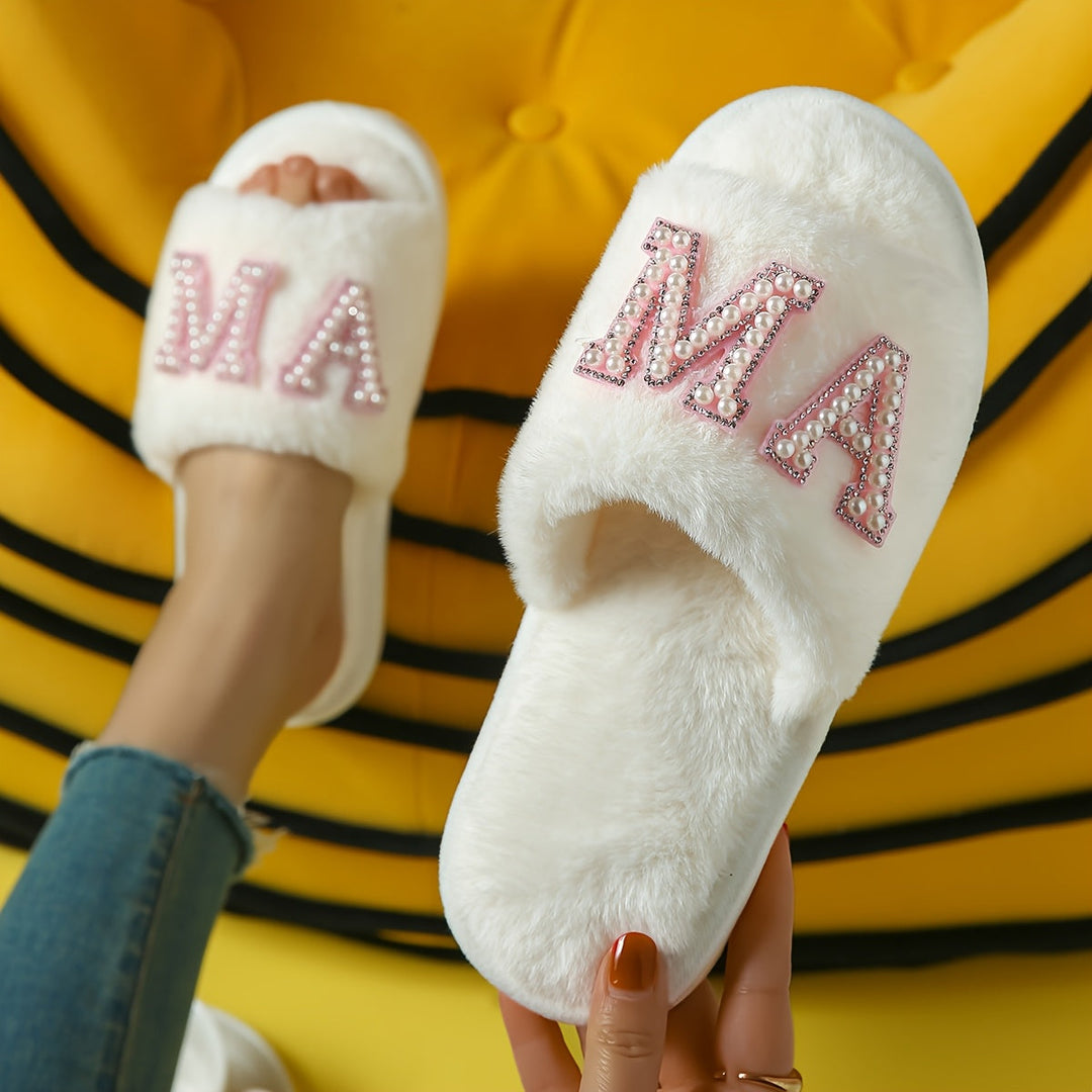 Zoë | Gezellige & ademende slippers met open teen en antislip zool