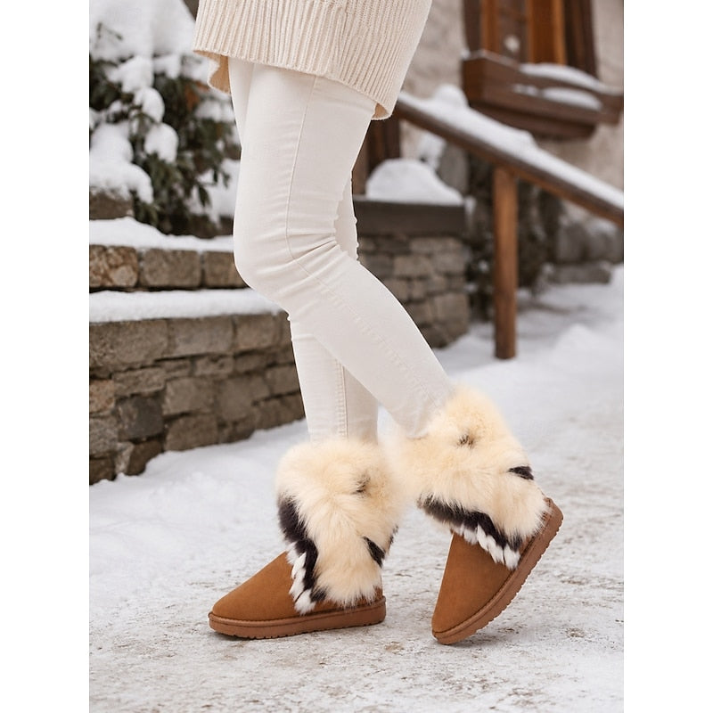 Ramona | Fluffy-Trimmed Winterlaarzen